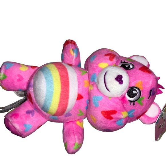 Cheer Bear 7" mini plush dangler (Care Bears) - Picture 3 of 12